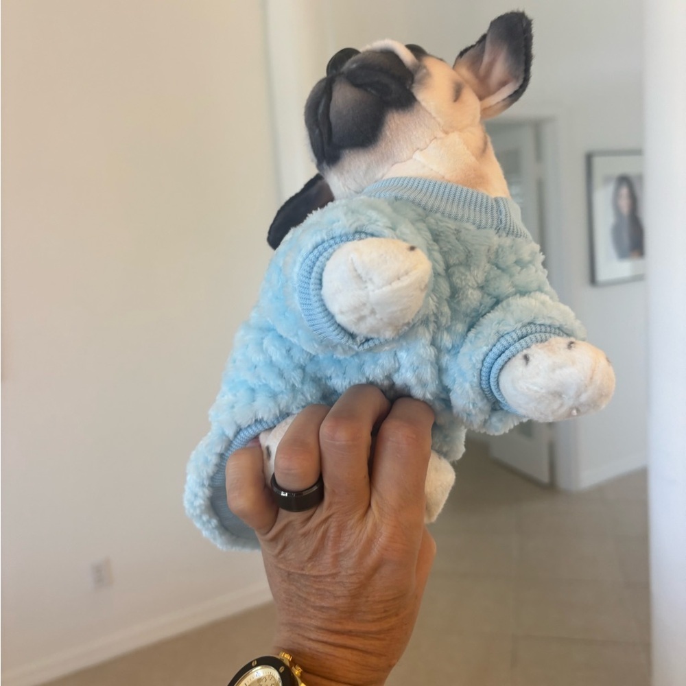 Blue Plush Dog Toy - Picture 5 of 7